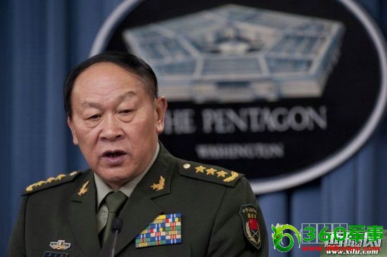 5月7日,中国国防部长梁光烈在五角大楼发表讲话