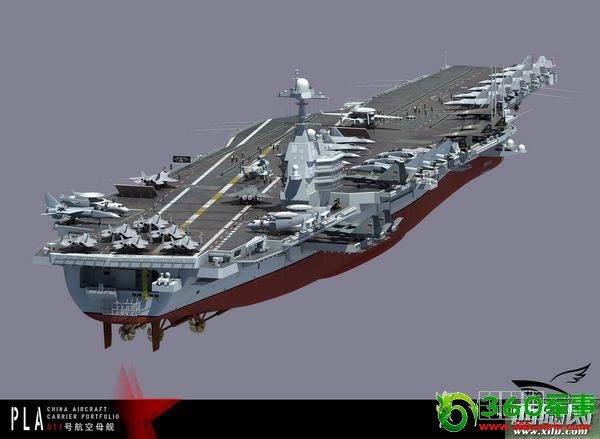 解放军终极航母精美CG